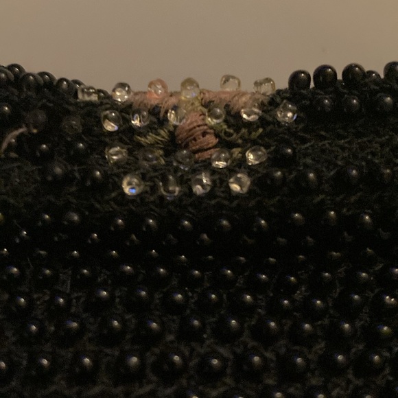 Mid Century Beaded Cluth Purse - Picture 3 of 7